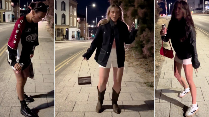 Boots and a Slick Back Bun Boots and a Slick Back Bun original video and TikTok trend example images.